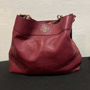 Coach Purse - Plum color